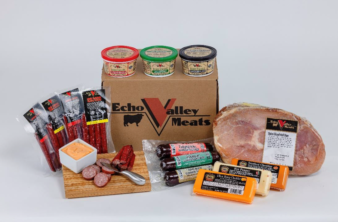 Spiral Sliced Ham Gift Set with Sausage & Cheese